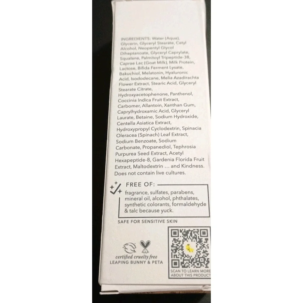 NIB Beekman 1802 MIDNIGHT MILK Better Aging Sleep CREAM 2.13 fl‎ oz